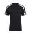 adidas Squad 21 JSY SS T-Shirt, Mens, Black/White, Medium