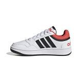 adidas Hoops 3.0 K, Sneaker, Blanco (FTWR White/Core Black/Bright Red), 38 EU