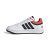 adidas Hoops 3.0 K, Sneaker, Blanco (FTWR White/Core Black/Bright Red), 38 EU