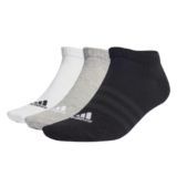 ADIDAS IC1337 T SPW LOW 3P Socks Unisex medium grey heather/white/black L