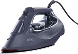 AEG SI6-1-4MN Plancha de Vapor – 2500W, Golpe de Vapor 200g/min, Vapor Continuo 40g/min, Función Antigoteo y Antical, Suela Cerámica, Sensor apagado, Calentamiento rápido, 330ml, Azul