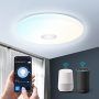 Aigostar Lámpara De Techo Led inteligente, 18 W, CCT. Regulable de luz cálida a blanca 3000 a 6500K