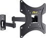 Alphamount Soporte TV Pared de 13-42 Pulgadas, Soporte TV Monitor Inclinable Giratorio y Articulado hasta 20kg, VESA 75×75-200x200mm