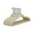 Amazon Basics – Perchas de terciopelo para trajes – Paquete de 30, Marfil