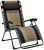 Amazon Basics – Silla acolchada con gravedad cero, de color negro
