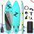 Amazon Brand – Eono Inflatable Stand Up Paddle Board 6 Inches Thick with Premium Sup Accessories – Carry Bag – Bottom Fin for Paddling – Surf Control – Non-Slip Deck