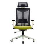 Amazon Brand – Umi Silla Oficina Silla de Escritorio ergonómica y giratoria de Malla con Soporte Lumbar Regulable