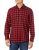 Amazon Essentials Camisa de Franela, Manga Larga (Disponible en Tallas Hombre, Rojo, Cuadros de Vichy Grandes, S