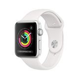 Apple Watch Series 3 (GPS, 42mm) Aluminio en Plata – Correa Deportiva Blanco