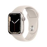Apple Watch Series 7 (GPS) – Caja de Aluminio en Blanco Estrella de 41 mm – Correa Deportiva Blanco Estrella – Talla única