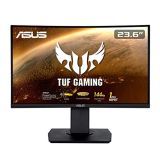 ASUS VG24VQR, Monitor de Gaming Curvo 24″, Full HD (1920 x 1080), Frecuencia de Refresco de 165 Hz, Extreme Low Motion Blur, FreeSync Premium, 1 ms MPRT, Shadow Boost, 24 Pulgadas