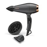 BaByliss 6719DE Italian Air Pro Secador de Pelo Iónico, 2 Boquillas y Difusor