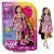 Barbie Totally Hair Pelo extralargo Corazón Muñeca pequeña con vestido, melena arcoíris y accesorios de corazones para el pelo, juguete +3 años (Mattel HCM90)