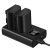 Pack 2 baterias de 1000mAh + cargador para Canon y Sony