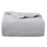 Bedsure Manta Sofá Verano Waffle – Manta Sofa Grande Algodón 100% con cupón de descuento