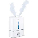 Beurer LB45 – Humidificador de aire con 2 boquillas de nebulización, ultrasónico, silencioso, máxima nebulización