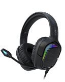 Black Shark Cascos Gaming de PC, PS4, PS5, Xbox, Switch, Auriculares Gaming con Micrófono Plegable Ultraclaro