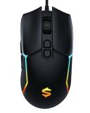 Black Shark Ratón Gaming con Cable, Óptico ergonómico Gaming Mouse-Ajustable 10,000 dpi – 7 Botones- 5