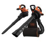 BLACK+DECKER BEBLV300 Soplador aspirador y triturador de hojas 3.000 W velocidad