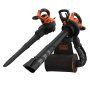 BLACK+DECKER BEBLV300 Soplador aspirador y triturador de hojas 3.000 W velocidad