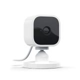 Blink Mini, cámara de seguridad inteligente, compacta, para interiores, con enchufe, resolución de vídeo HD 1080p