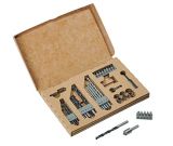 Bosch Professional – Set de brocas/puntas de atornillar de 34 unidades (madera, metal, piedra, accesorios para taladro atornillador)