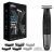 Braun Series XT5 Afeitadora Barba Hombre y Depiladora Corporal Hombre con Lámina Duradera y Cabezales, XT5200, Negro