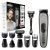 Braun Recortadora de Barba 10 en 1, Máquina Cortar Pelo, Cortapelos Hombre para Cara, Pelo, Orejas, Nariz y Cuerpo con Tecnología Autosense y Maquinilla Gillette, 8 Accesorios, 7 MGK7320, Negro/Plata