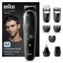 Braun Recortadora De Barba Series 3, Máquina Cortar Pelo, Cortapelos Hombre con Lámina Ultraafilada, 40 Ajustes De Longitud, Recargable, 80 Minutos De Autonomía, BT3440