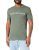 Calvin Klein Jeans Camiseta Delgada con Logotipo institucional S/S, Thyme/Bright White, L para Hombre