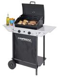 Campingaz Xpert 100 L Plus Rocky Barbacoa Gas para Piedra Volcanica, BBQ gas con 2 quemadores, 7.1kW