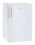 Candy CCTLS 542WHN, Frigorífico Mini, Altura 85CM, 127L, Tecnología Estática, Cajón Verdulero, Control Interno, Iluminación LED, Puerta Reversible, Altura Ajustable, Ruedas, 39DB, Clase F, Blanco