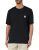 Carhartt, Hombre, K87 Camiseta De Manga Corta Con Bolsillo, Ajuste Ligeramente Holgado, Tejido Grueso, Negro, S