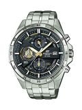 Casio EDIFICE Reloj en caja sólida, 10 BAR, Dorado/Negro, para Hombre