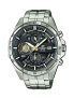 Casio EDIFICE Reloj en caja sólida, 10 BAR, Dorado/Negro, para Hombre