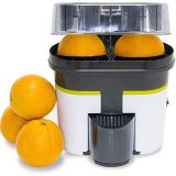 Cecotec Exprimidor Cecojuicer Zitrus Turbo. 90 W, 2 Cabezales, Depósito de 500 ml, Libre de BPA, Fácil Limpieza