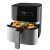 Cecotec Freidora sin Aceite de 5,5 L de Aire Caliente Cecofry Full Inox 5500 Pro. 1700 W