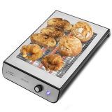 Cecotec Tostador Plano Horizontal Turbo Easy Toast Inox. 3 Resistencias de Cuarzo, 6 Niveles de Potencia