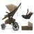 Concord Neo Plus Mobility Set Sistema Modular Silla Neo Plus + Capazo Scout + Portabebé Air 0+, desde el Nacimiento, Color Tawny Beige