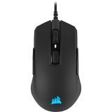 Corsair M55 RGB PRO, Ratón Óptico, Tamaño Único, Negro