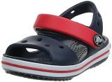 Crocs Crocband Sandal Kids, Sandalias Unisex niños, Azul (Navy/Red), 19/20 EU