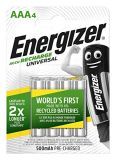 Energizer – Pack 4 Pilas Recargables 500 mAh AAA