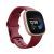 Fitbit Versa 4, Rojo cereza/Aluminio rosa cobrizo Smartwatch, Unisex-Adult