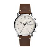 Fossil Reloj Cronógrafo para Hombre de Cuarzo con Correa en Piel, FS5402