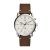 Fossil Reloj Cronógrafo para Hombre de Cuarzo con Correa en Piel, FS5402