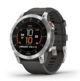 Garmin EPIX 2 – Reloj GPS Multideporte con Pantalla táctil AMOLED, Funciones Superiores, frecuencia cardíaca, mapas y música, Plata Gris, TU EU