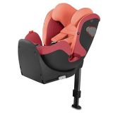 Gb Gold -Silla de Coche grupo 0/1/2 Convy-Fix incl. guías ISOFIX y reductor para recién nacido, Color Rojo (Rose Red)