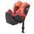 Gb Gold -Silla de Coche grupo 0/1/2 Convy-Fix incl. guías ISOFIX y reductor para recién nacido, Color Rojo (Rose Red)