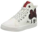 Geox JR CIAK GIRL F Zapatillas Niñas, Blanco (White/Red)
