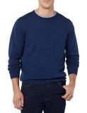 Goodthreads Jersey Ligero de Lana Merino con Cuello Redondo Hombre, Azul Intenso, M